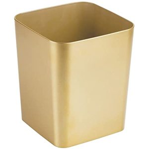 lot 2844 image: Small Waste Can Soft Brass