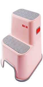 lot 2933 image: Koadoa Small Booster Steps For Kids, Pink
