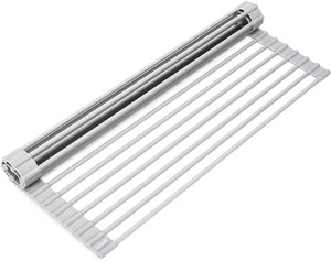 lot 2943 image: Surpahs Multi Purpose Roll Up Dish Drying Rack