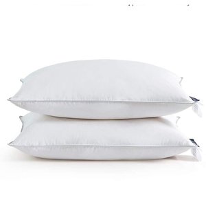 lot 2944 image: Oeko Tex Feather Pillows, Queen Size, Set Of 2