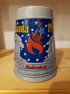 lot 58126 image: 1996 Atlanta Olympics Budweiser Stein