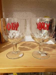 lot 58135 image: Set 2 OLY Beer Glasses