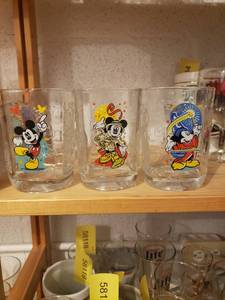 lot 58148 image: Set 3 Disney Mickey Mouse Glasses