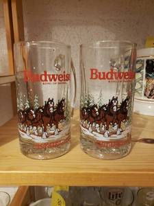 lot 58151 image: Set 2 Budweiser Glasses