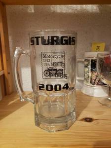 lot 58153 image: 2004 Sturgis Glass Mug