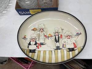 lot 58238 image: 15 inch deep chefs platter