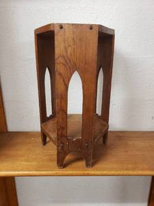 lot 58297 image: Wood Plant StandSide Table