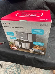 lot 199 image: Instant Pot - 6 Quart Vortex Plus 6-in-1 Air Fryer - Stainless Steel - Stainless Steel