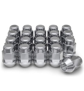 lot 548 image: White Knight 1707S-20AM Chrome M12x1.50 Bulge Acorn Lug Nut
