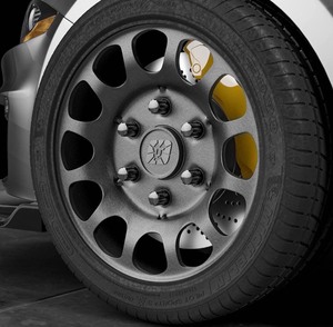 lot 551 image: 14mmx1.5 Wheel Lug Nuts, 24 pcs Black M