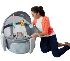 lot 561 image: Fisher-Price On-the-Go Baby Dome, GreyBlueYellowWhite