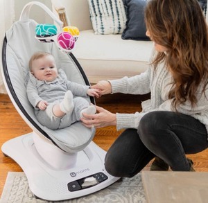 lot 563 image: 4moms - 4moms mamaRoo Classic Multi-Motion Baby Swing - Gray Classic