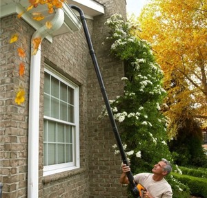 lot 575 image: WORX WA4092 Universal Gutter Cleaning Kit for Leaf Blowers