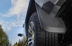 lot 7529 image: Husky Liners Front and Rear Mud Guards Fits 2019 Ram 1500 Without Flares