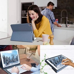 lot 155 image: iPad Case with Keyboard 9th8th7th Gen 10.2, iPad Pro 10.5Air 3rd Gen 2019 2017, Smart Case with Keyboard iPad 9th 2021 8th 7th Generation Tablet Detachable Bluetooth Keyboard