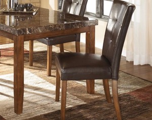 lot 169 image: Signature Design by Ashley Lacey Classic Dining Room Chair Set of 2, Medium Brown