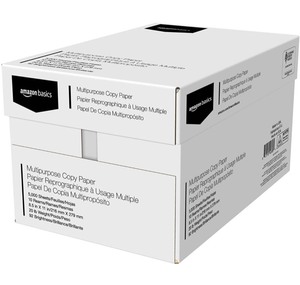 lot 171 image: Amazon Basics 92 Bright Multipurpose Copy Paper - 8.5 x 11 Inches, 10 Ream Case (5,000 Sheets)