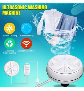 lot 191 image: Portable Washing Machine Mini Washing 3in1 Dishwashers Mini Lights Ultrasonic Waves Convenient Travel Home Business Travel USB