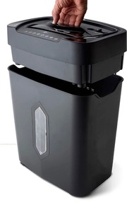 lot 222 image: Aurora AU1010MZ High-Security 10-Sheet Micro-Cut Paper, Credit Card Shredder, Large 5.2-Gals Basket with Easy Lifting Handle