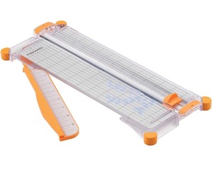 lot 249 image: Fiskars SureCut Portable Paper Trimmer, 12 Inch Cut , Orange - 154450-1009