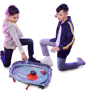 lot 7591 image: Strike Battle Set -- Battle Game playset with Motorized Stadium, 2 Battling Top Toys and 2 Launchers
