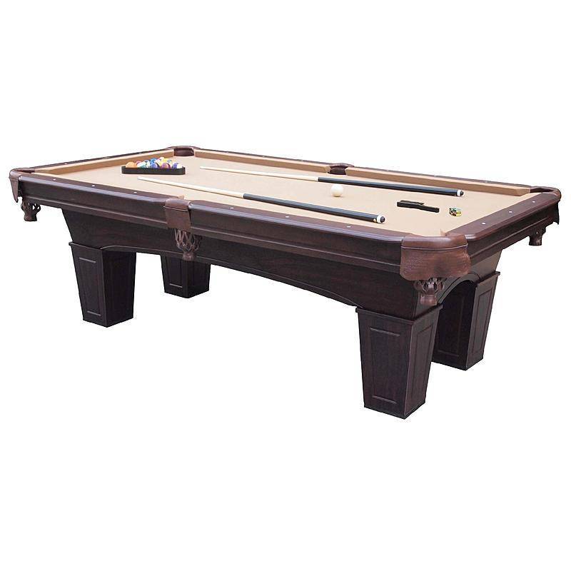 lot 495 image: MD Sports Crestmont 8 ft. Billiard Table with Bonus Table Tennis Top