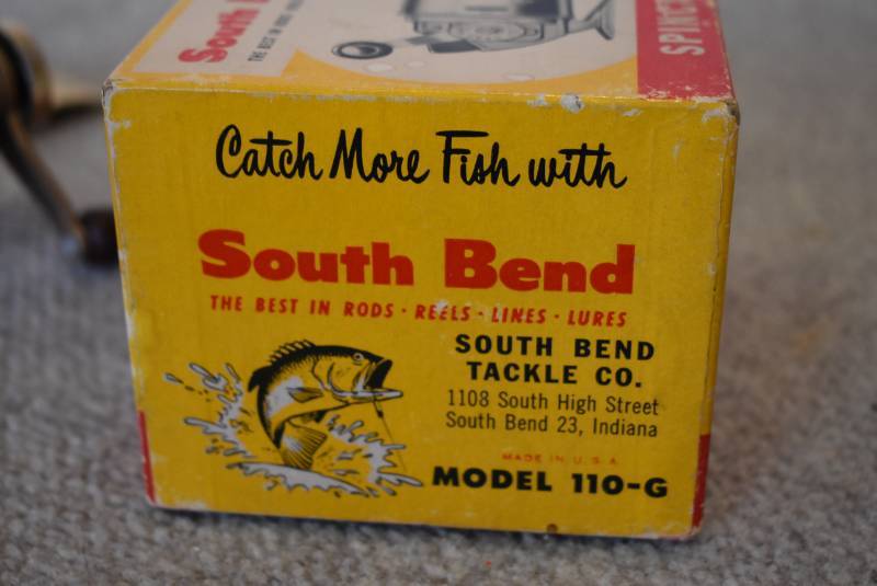 Vintage South Bend Norseman 110-G Spincast Reel in Box with