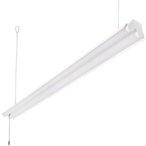 lot 50022 image: Hyper Tough 4 ft 5000 Lumen LED Shop Light, White, 2-Pack