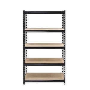 lot 50036 image: Muscle Rack 30 in. W x 60 in. H x 12 in. D 5-Tier Steel Shelving Unit