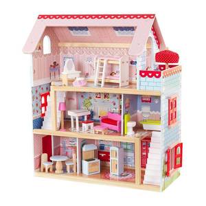 lot 50067 image: KidKraft Chelsea Dollhouse, Multicolor