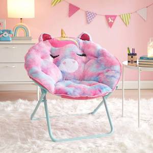 lot 50080 image: Members Mark Critter Saucer Chair- Unicorn