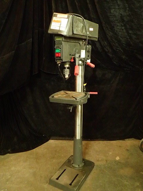 lot 1064 image: 1 Motor HP Floor Drill Press, Belt Drive Type, 17 Swing, 120240 Voltage