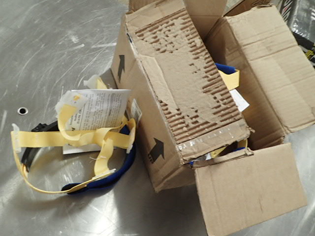 lot 1098 image: Box of Construction Hat Size Adjusters