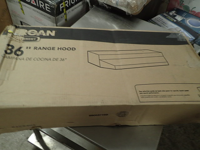 lot 1104 image: Broan 36 Range Hood