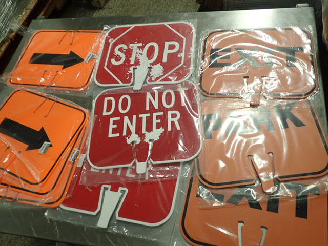 lot 1112 image: Lot of Signs