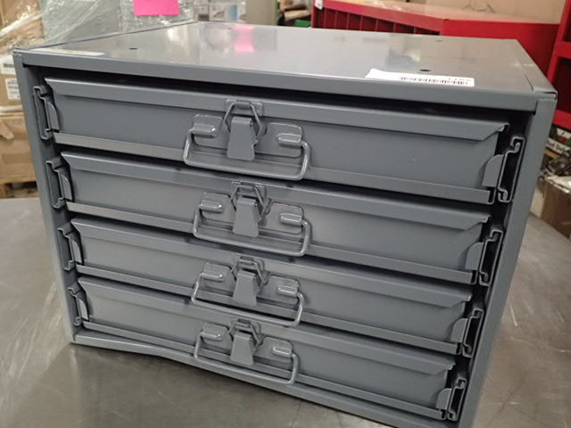 lot 1165 image: Steel Parts Cabinet