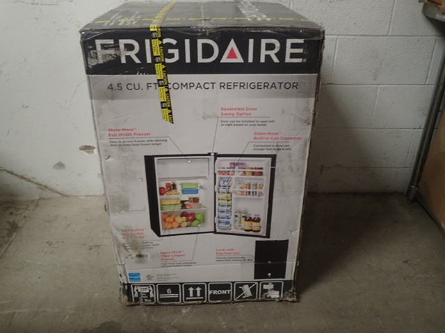 lot 1073 image: Frigidaire FFPE4522QB 4.5 cu. ft. Compact Refrigerator - Black
