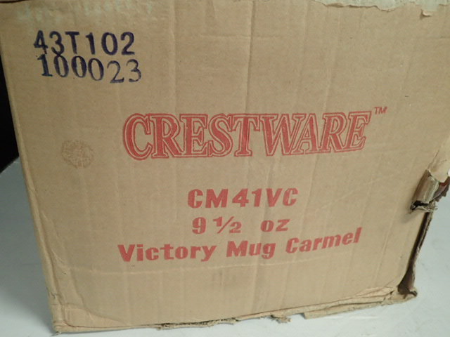 lot 1268 image: Crestware 3 Dozen Brown Mugs
