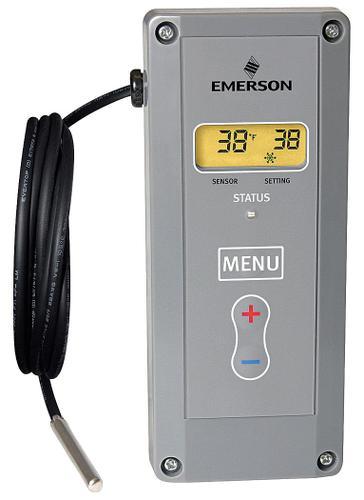lot 1273 image: Line Voltage Thermostat, Electronic Temperature Control, Heating, Cooling, Refrigeration, Switch Type SPDT, Switch Ac...