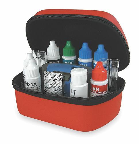lot 1274 image: LaMotte 2056 ColorQ Pro 7 Digital Pool Water Test Kit. Features a photometer which gives you a digital reading of tes...