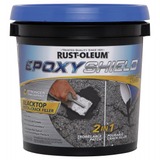 lot 1279 image: Lot of (2) RUST-OLEUM 250700 Blacktop Patch and Crack Filler. Restores a strong, even surface. Long lasting. For best results, d...