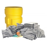 lot 1079 image: Spill Kit, Container Type Drum, Container Size 95 gal., Volume Absorbed Per Pkg. 67 gal., Includes (110) Pads, (12) 3...