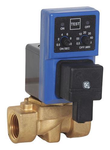 lot 1196 image: INTECH TDV10-25-230 Auto Drain Valve, 115V, 14 In., 38 gpm. More details Timed Electric Auto Drain Valve, Pipe Size...