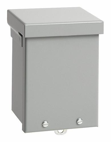 lot 1237 image: Metallic Pull Box Enclosure 24 inch Height x 24 inch Width - GR0735781