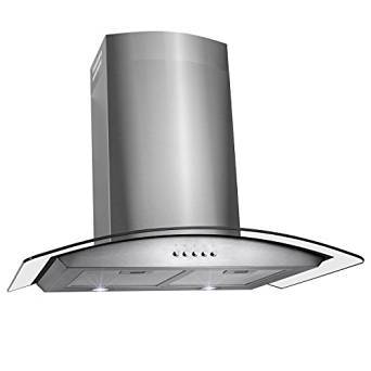 lot 1105 image: Golden Vantage 30 Stainless Steel Powerful Push Button Control Mesh Filter Kitchen Fan Range Hood