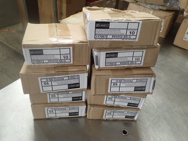 lot 1301 image: Stainless Steel Drawer Handles
