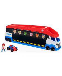 lot 10000 image: Paw Patrol, Transforming Paw Patroller with Dual Vehicle Launchers, Ryder Action Figure and Atv Toy Car, Kids Toys for Ages 3 and up