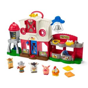 lot 10003 image: Fisher-Price Little People Caring For Animals Farm Smart Stages Playset