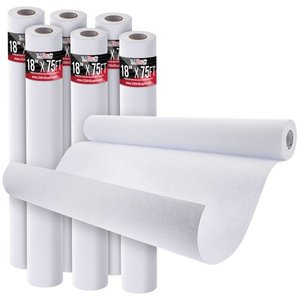 lot 10019 image: U.S. Art Supply Childrens Kids Easel Arts and Crafts Paper Rolls 18 x 75 (6 Rolls) - Easel Replacement Rolls, Whiteboards, Crafting Activity, Painting - Kids Learn to Paint, Draw, Write, Have Fun