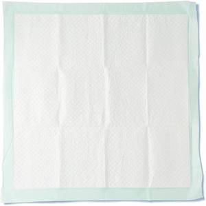lot 10049 image: Medline Heavy Absorbency 36 x 36 Quilted Bed Pads, Large Disposable Underpads, 50 Per Case, Fluff and Polymer Core, Great Protection for Beds, Furniture, Surfaces